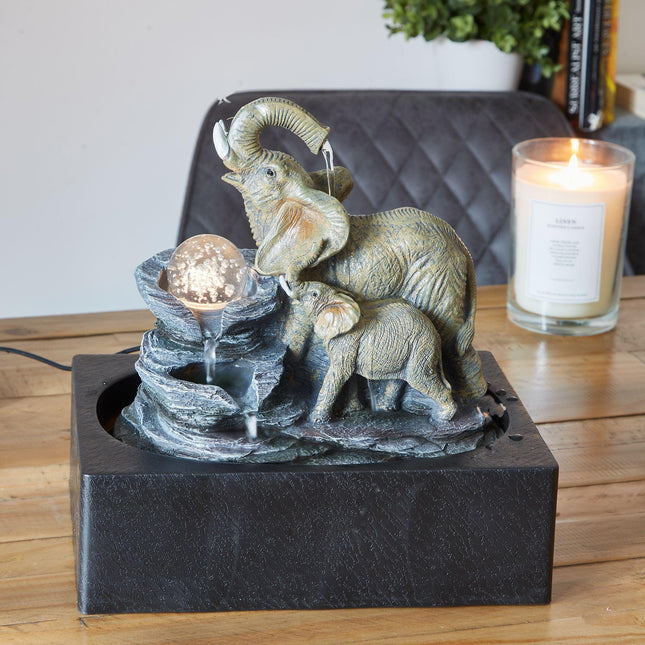 elephant indoor tabletop water feature secondary