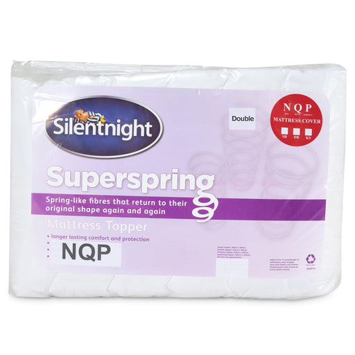 Silentnight Superspring Mattress Topper - Double-5012701350105-Bargainia.com