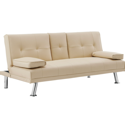 The 'Manhattan' Sofa Bed - Cream Bargainia.com.