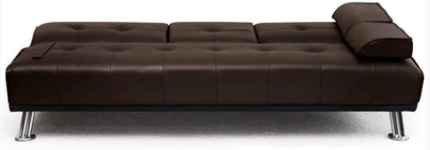 The 'Manhattan' Sofa Bed - Brown Bargainia.com.