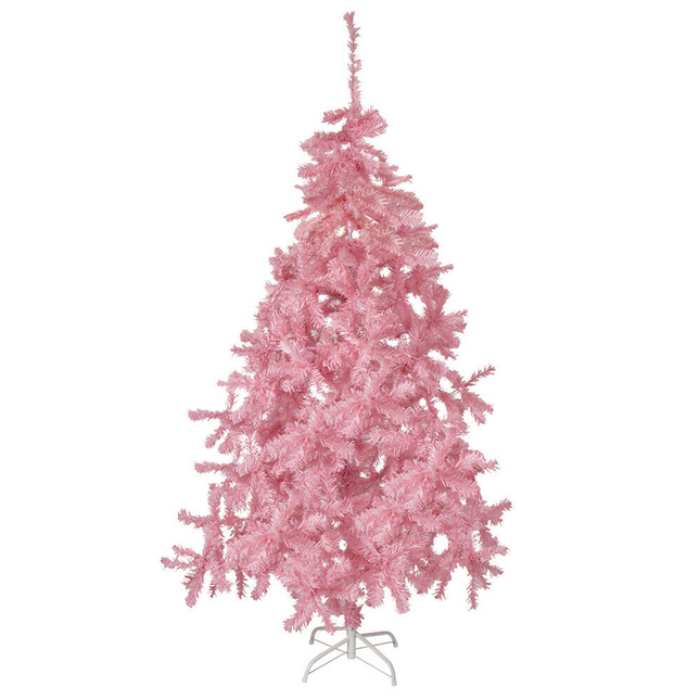 Pink Artificial Fir Christmas Tree | Various Sizes Available-Bargainia.com