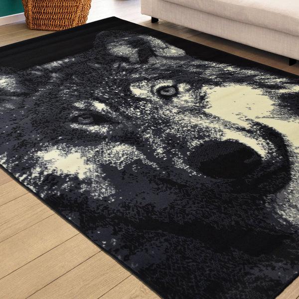 Wolf Face Rug | Bargainia.com | Free UK Delivery