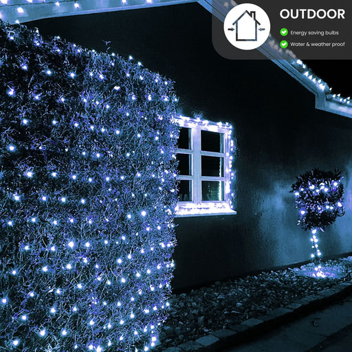 Battery Operated String Lights - 100 LED Berry Bulbs - Cool White-5056150236689-Bargainia.com