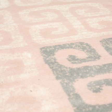 Pink Contemporary Deco Tiles Rug - Texas - Bargainia.com
