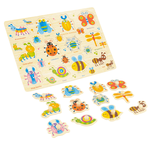 A4 Wooden Insects Jigsaw Puzzle 5060269268417 Bargainia