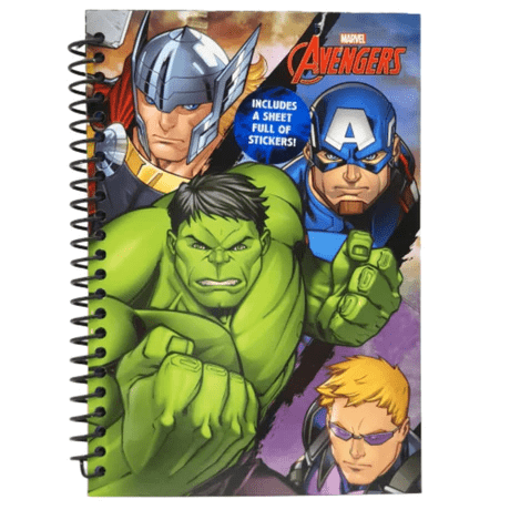 A5 Avengers Soft Cover Notebook Notebooks & Notepads Clearance