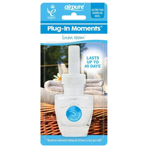 Airpure Electric Plug-In Moments Refill - Linen Room - 20ml 5060194136744 Bargainia