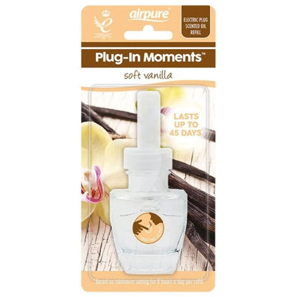 Airpure Electric Plug-In Moments Refill - Soft Vanilla - 20ml 5060194136904 Bargainia