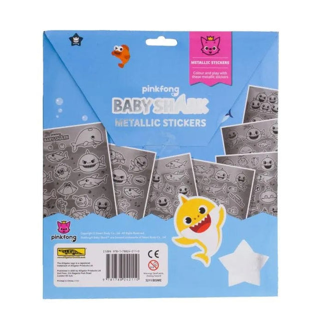 Baby Shark Surprise Metallic Sticker Set 9781788242110 only5pounds-com