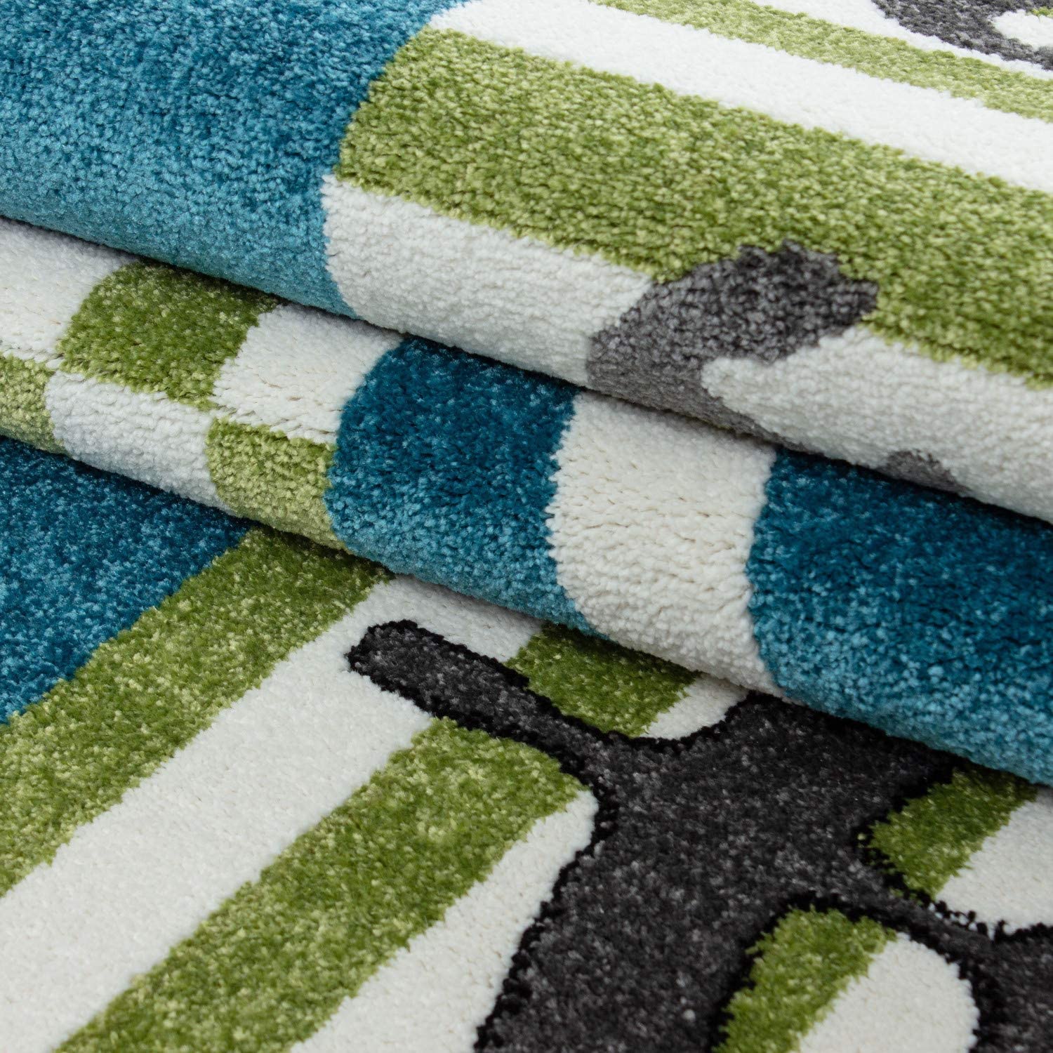 Blue & Green Nautical Sailor Rug - Kids - Bargainia.com - 