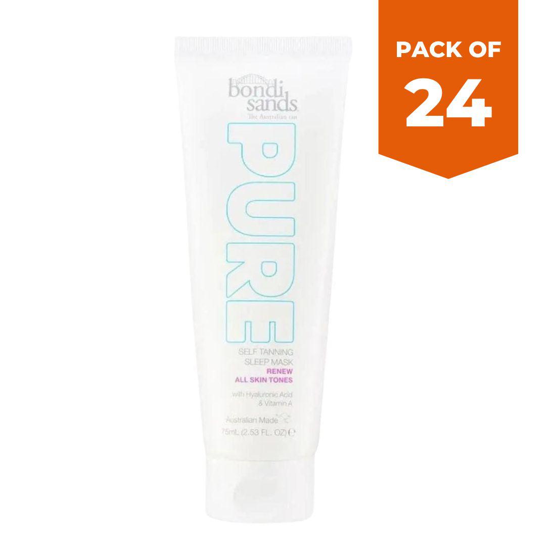 Bondi Sands Pure Self Tanning Sleep Mask - 75ml Health & Beauty Clearance Pack of 24 Tubes