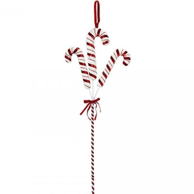 Candy Cane Spray Decoration - 63cm 5050565540706