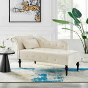 Chaise Velvet Lounge Sofa - Bargainia.com -  - 