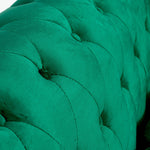 Chesterfield Sofa Suite - Jade Green Velvet - Bargainia.com - 
