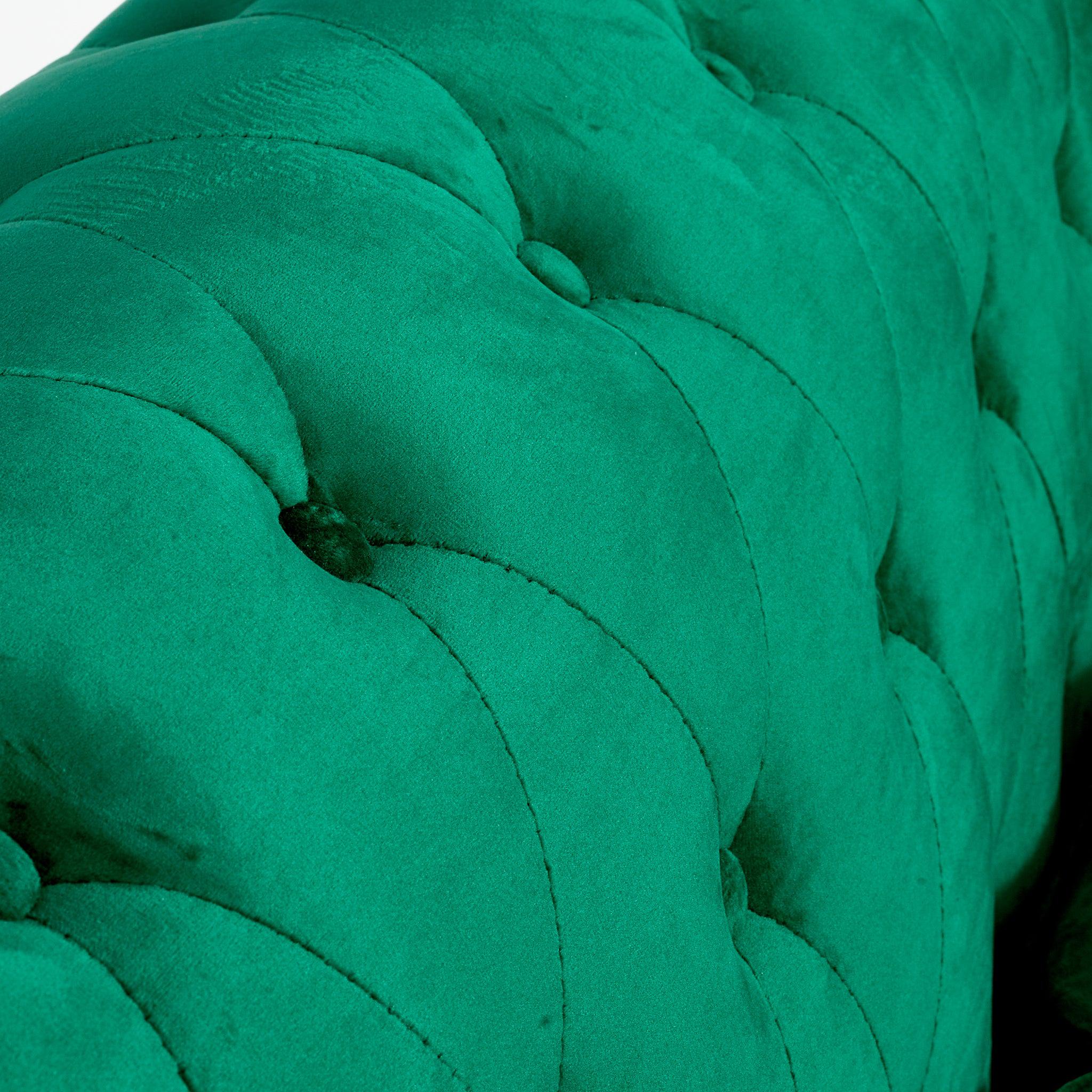 Chesterfield Sofa Suite - Jade Green Velvet Furniture Bargainia