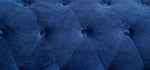 Chesterfield Sofa Suite - Navy Blue Velvet - Bargainia.com - 