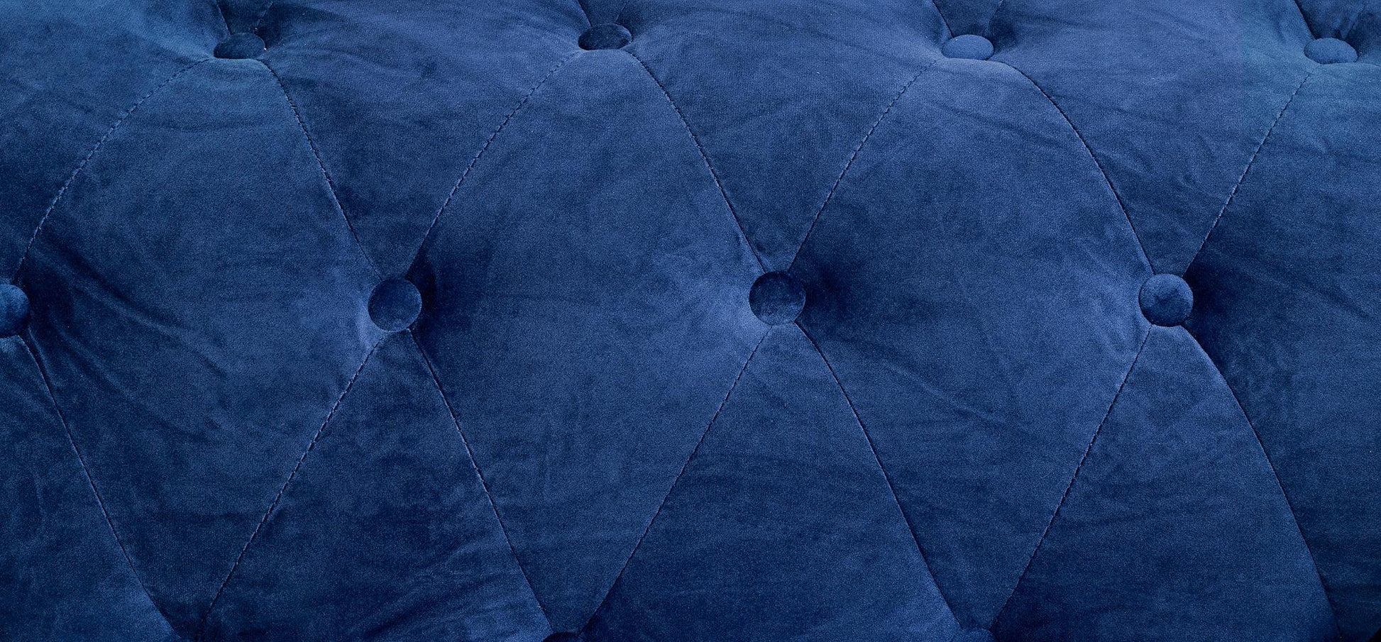 Chesterfield Sofa Suite - Navy Blue Velvet Furniture Bargainia