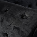 Chesterfield Sofa Suite - Velvet Black - Bargainia.com - 