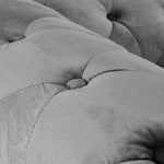 Chesterfield Velvet Arm Chair - Grey - Bargainia.com - 