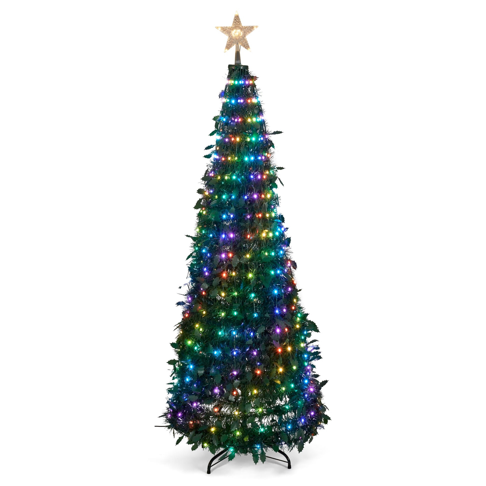 Christmas Tree 6ft Pop Up Smart LED Tree Trees Clearance