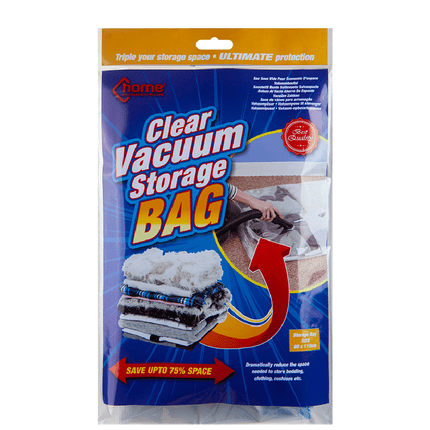 Clear Vacuum Storage Bag - 80 x 110cm-5050565289056-Bargainia.com