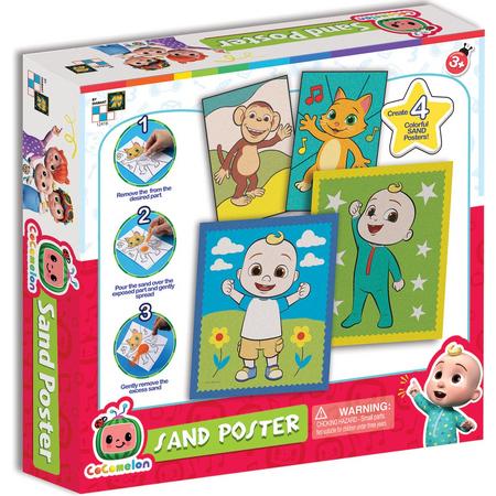 Cocomelon Sand Poster Craft Kit Arts & Crafts Clearance