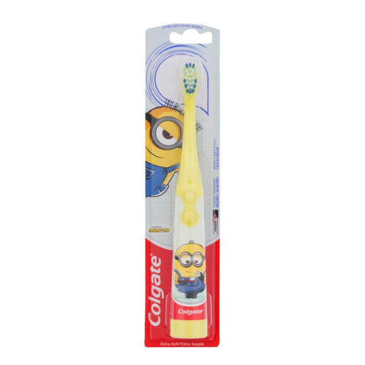 Colgate Battery-Powered Minions Toothbrush 8718951052109 only5pounds-com