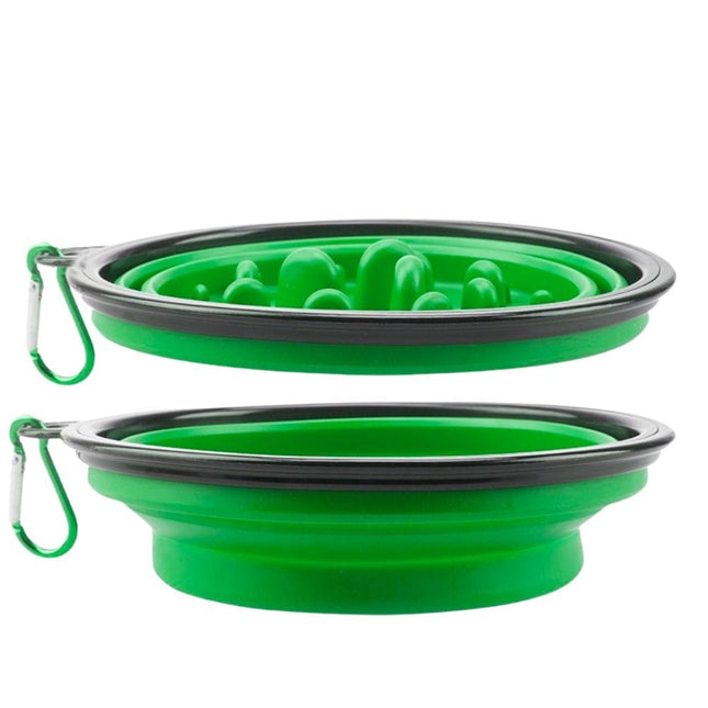 Crufts Collapsible Anti-Gulp Travel Pet Bowl - 1L 5050565599278 only5pounds-com