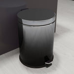 Daewoo Callisto Chrome & Black Pedal Bin - 20L - Bargainia.com - 