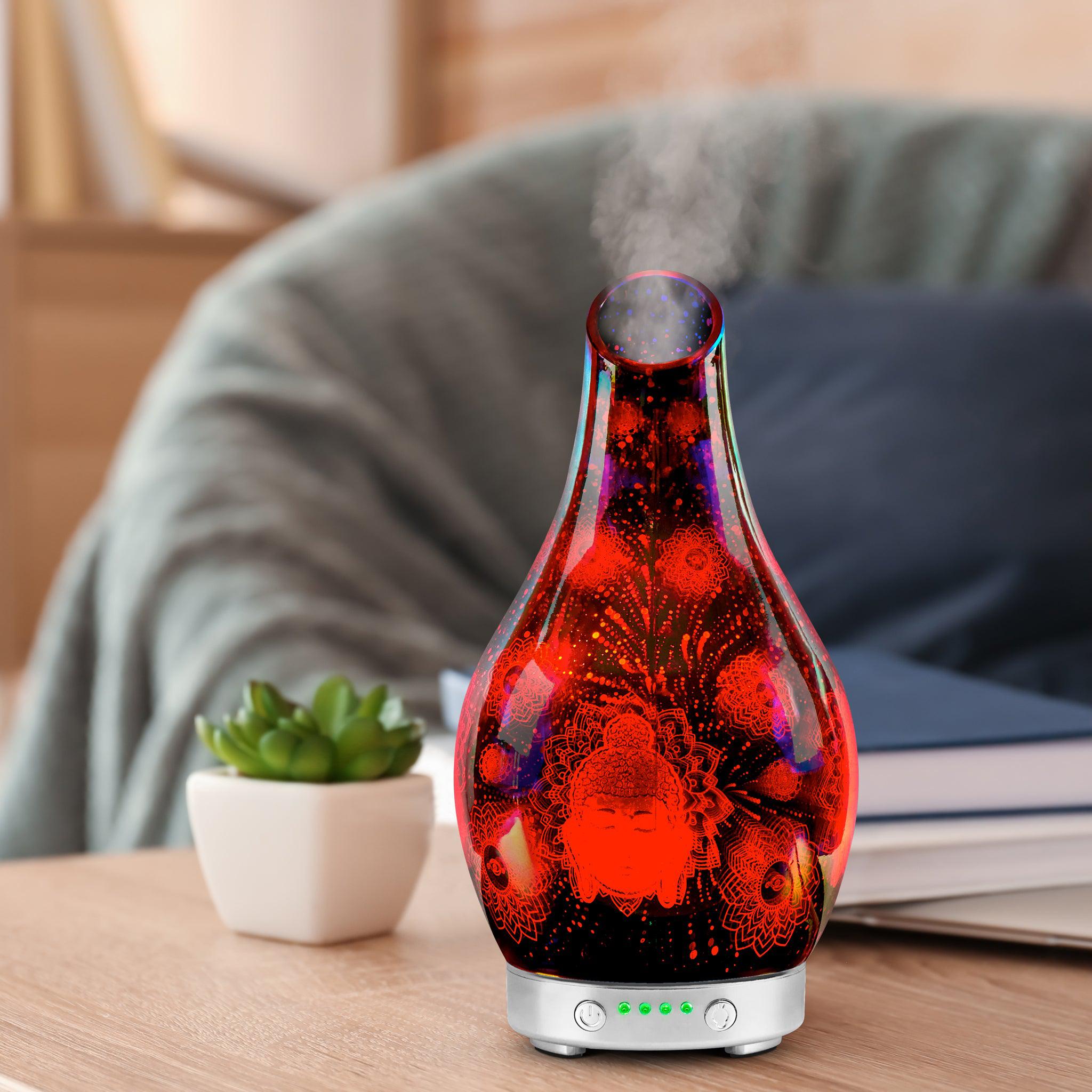 Desire Buddha Colour Changing Oil Diffuser Aroma Humidifier Humidifiers Clearance