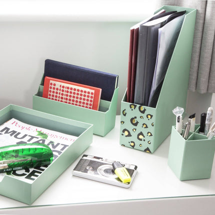 Desk Organiser Set - Mint Green - 4 Pcs 8718964077441 only5pounds-com