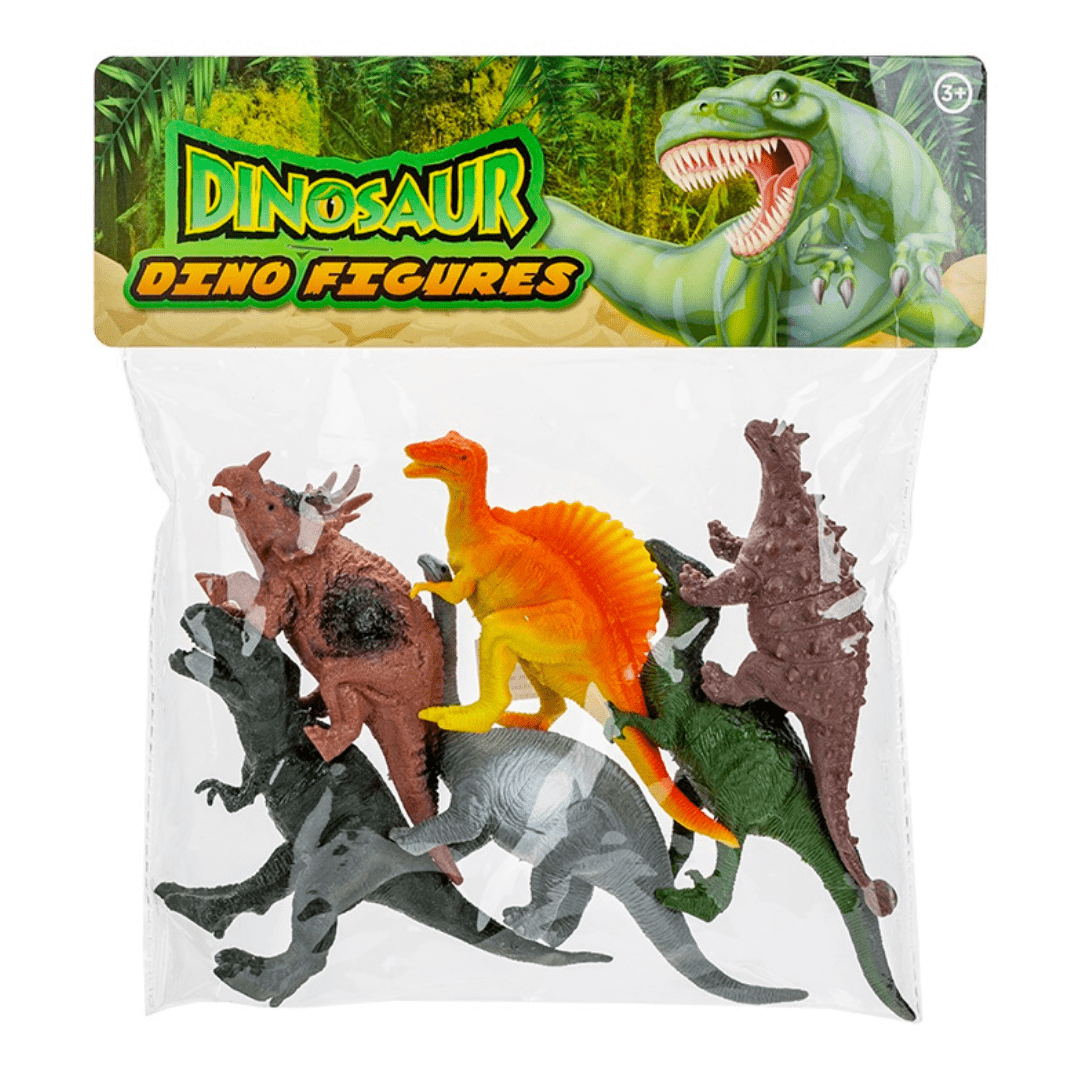Dinosaur Figures - 6 Pack Figurines Clearance