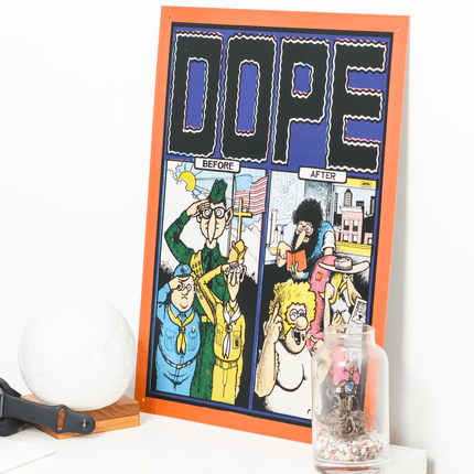 Dope Metal Plaque - 30 x 41cm only5pounds-com