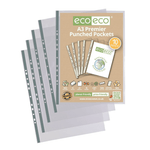 Eco Eco A3 Premier Punched Pockets - Bargainia.com - 