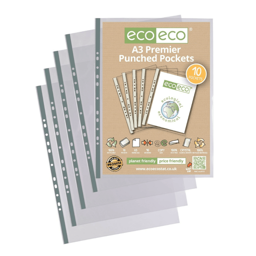 Eco Eco A3 Presentation 10 Pockets Display Book 5060454450139 Bargainia.com