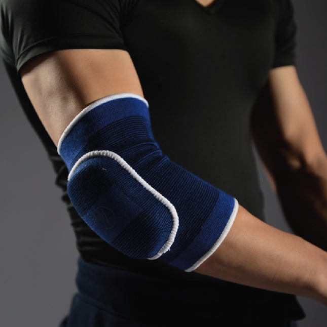 Padded Elbow Support | Blue | L/XL | Liveup Sports-6951376182095-Bargainia.com