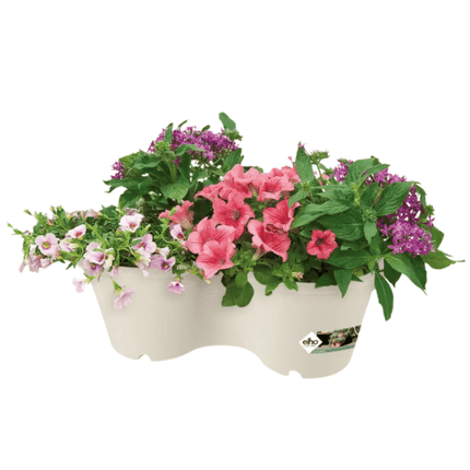 ELHO Trio Plant & Flower Pot - Cotton White - 46cm-8711904314514-Bargainia.com