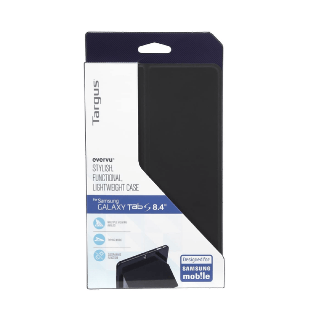 Evervu Samsung Galaxy Tab Case S 8.4'' - Black-5051794016345-Bargainia.com