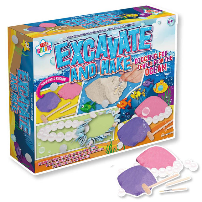 Excavate & Make Under The Sea Toy Set 5012128564567 only5pounds-com