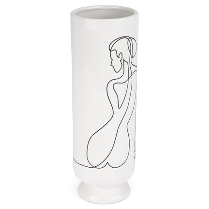 Female Silhouette Vase - Assorted Sizes bargainia-com