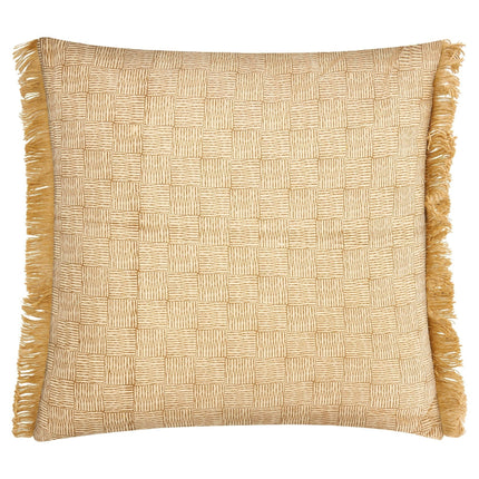 Fero Coconut Fringed Cushion - 45 x 45cm 8714503347037 only5pounds-com