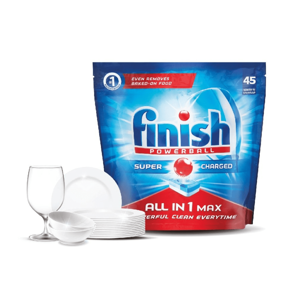 5, Finish Powerball All-in-1 Max Dishwasher Tablets