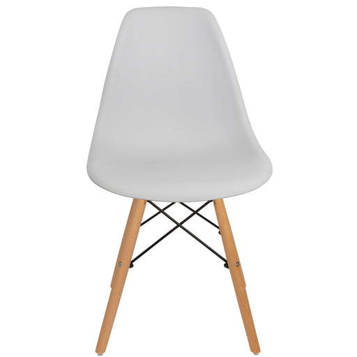 Como Retro Style Dining Chair | Light Grey | bargainia.com-Bargainia.com
