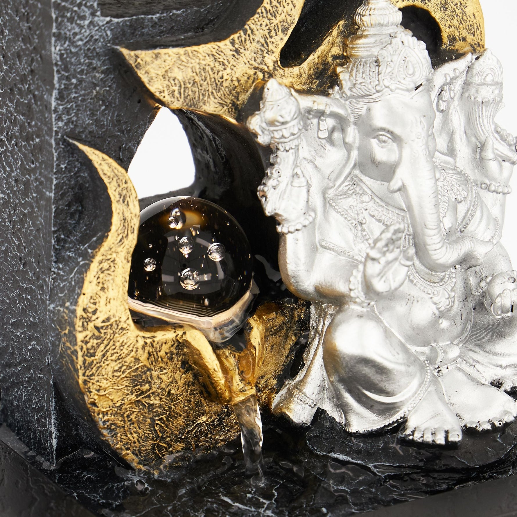 Ganesh Indoor Tabletop Water Feature - Bargainia.com - 