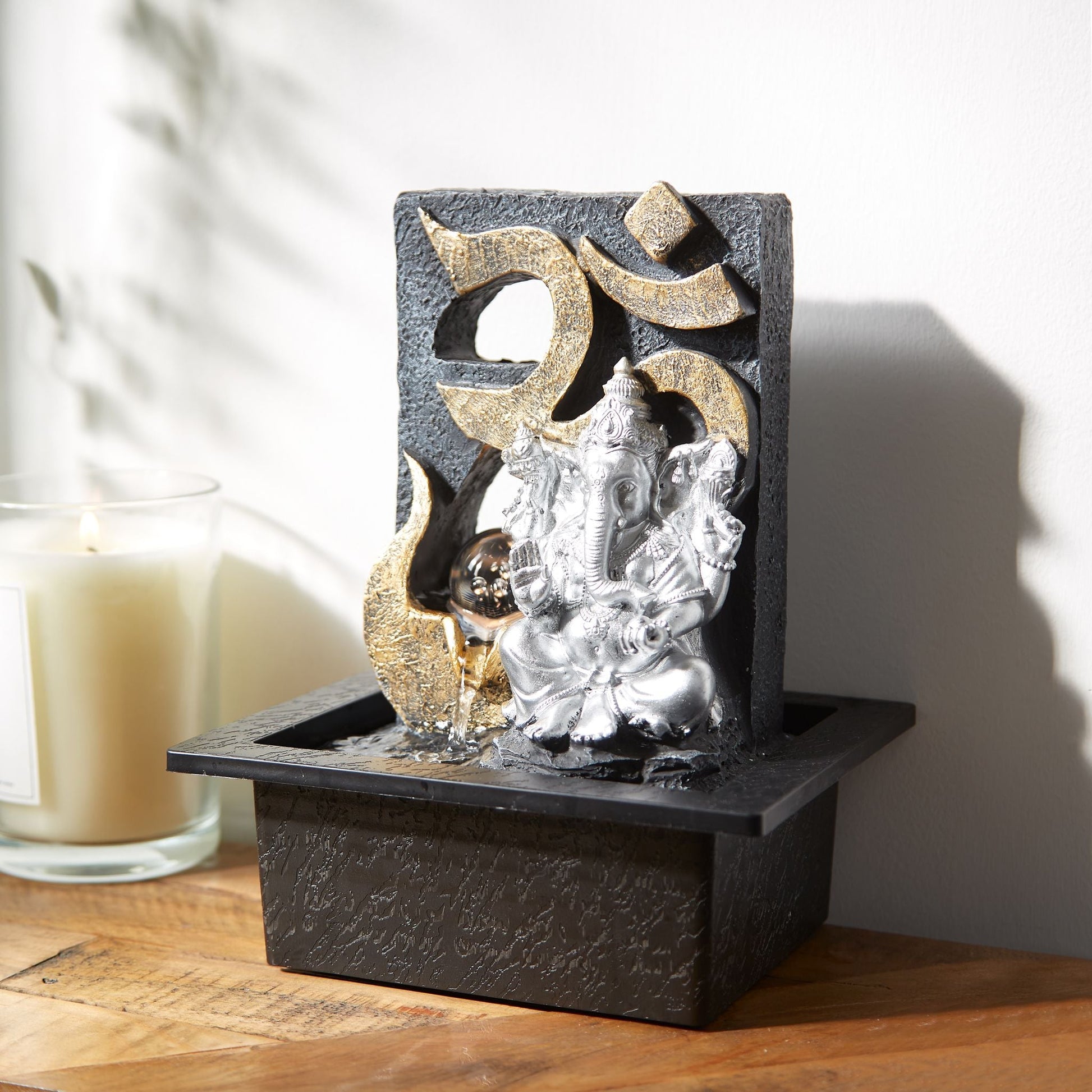Ganesh Indoor Tabletop Water Feature Home & Garden Clearance