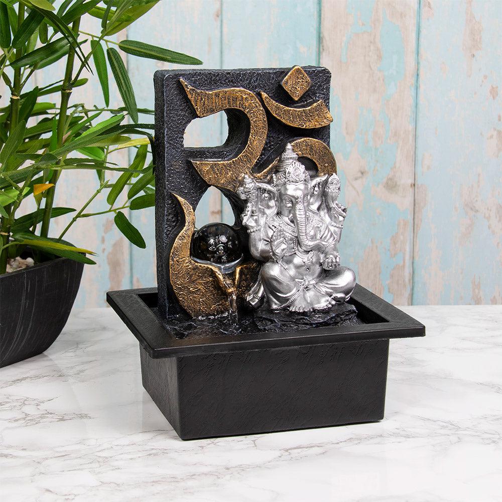 Ganesh Indoor Tabletop Water Feature Home & Garden Clearance