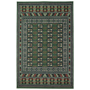 Green Traditional Bokhara Rug - Texas Green Traditional Bokhara Rug Clearance 270x370cm