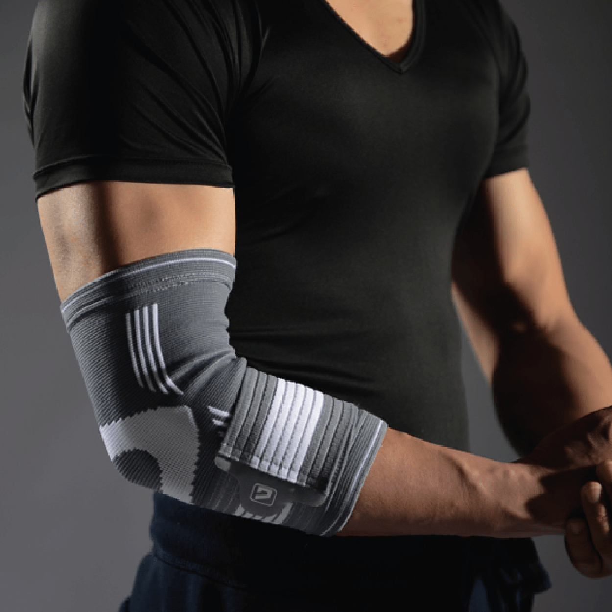 Grey Sports Elbow Support - S/M - Bargainia.com - 6951376182293 - LVPS - LS5673 - S/M - GRY