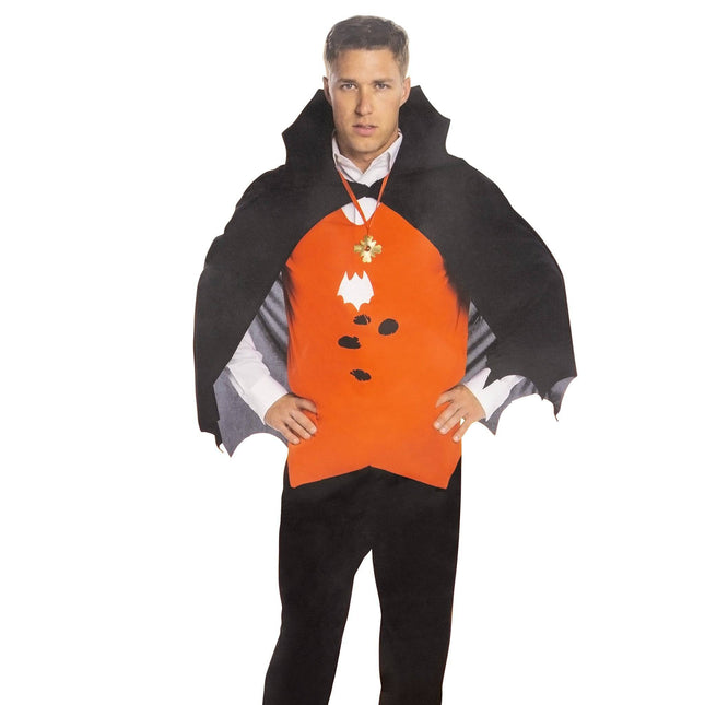 Halloween Costume - Men's - Orange Dracula - L 8718964023516 only5pounds-com