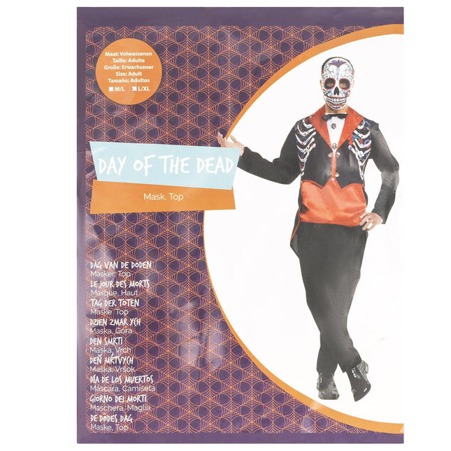 Halloween Costume - Mens - Day Of The Dead - L/XL 8718964069774 only5pounds-com